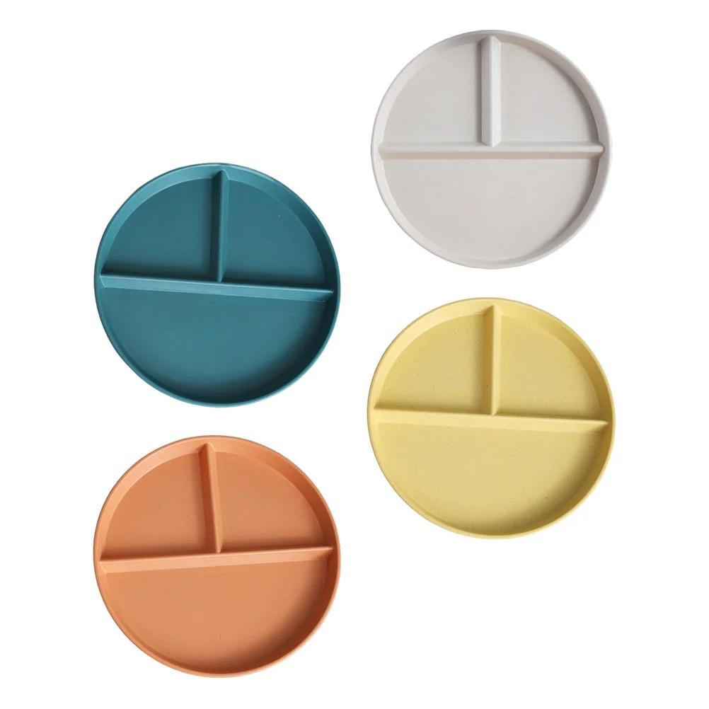 

Plate Divided Plates Serving Fruit Tray Dish Dinner Foodcompartment Breakfast Bowl Salad Straw Dried Appetizer Portion Control