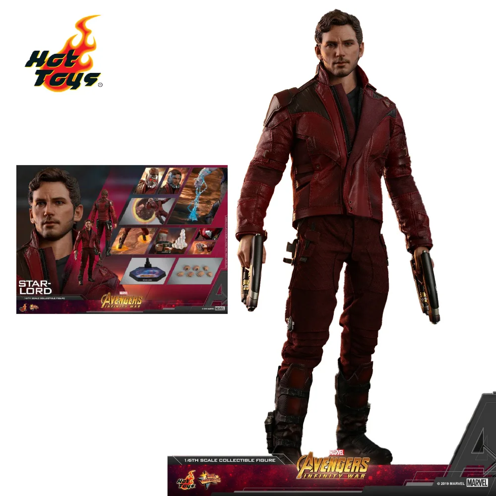 

Stock 100% Original HotToys HT MMS539 STAR LORD PETER QUILL Avengers Infinity War Movie Character Model Art Collection Toy Gift
