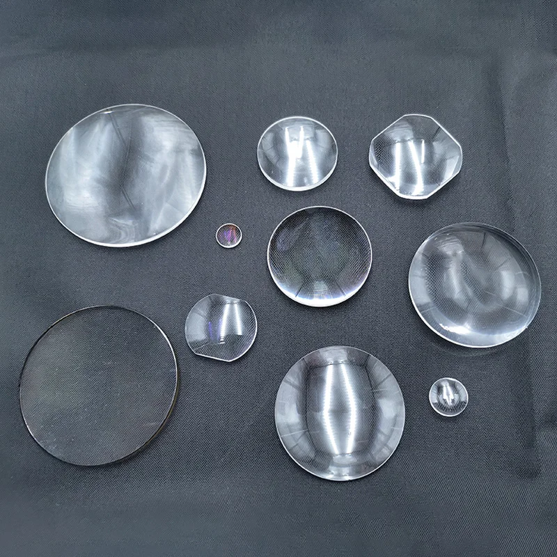 Оптическая стеклянная выпуклая линза диаметром 30 мм фокусное расстояние 50 мм K9 увеличение Студенческое оборудование для экспериментов по физике, пользующееся популярностью.