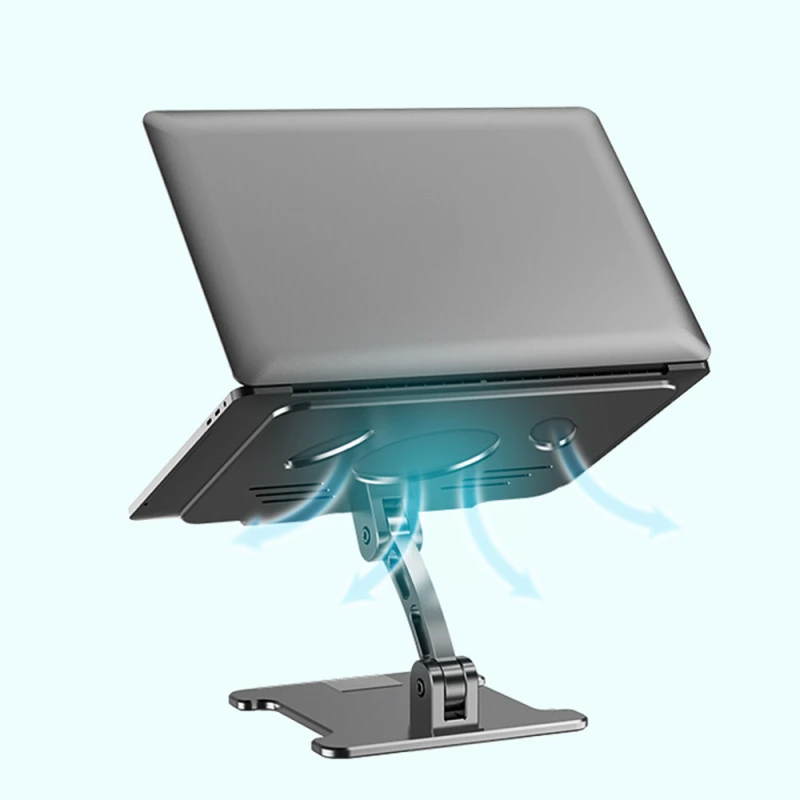 

Laptop Stand 360° Adjustable Tablet Monitor Holder Metal Aluminium for 7-17 in iPad Macbook Pro Notebook Support Accessories
