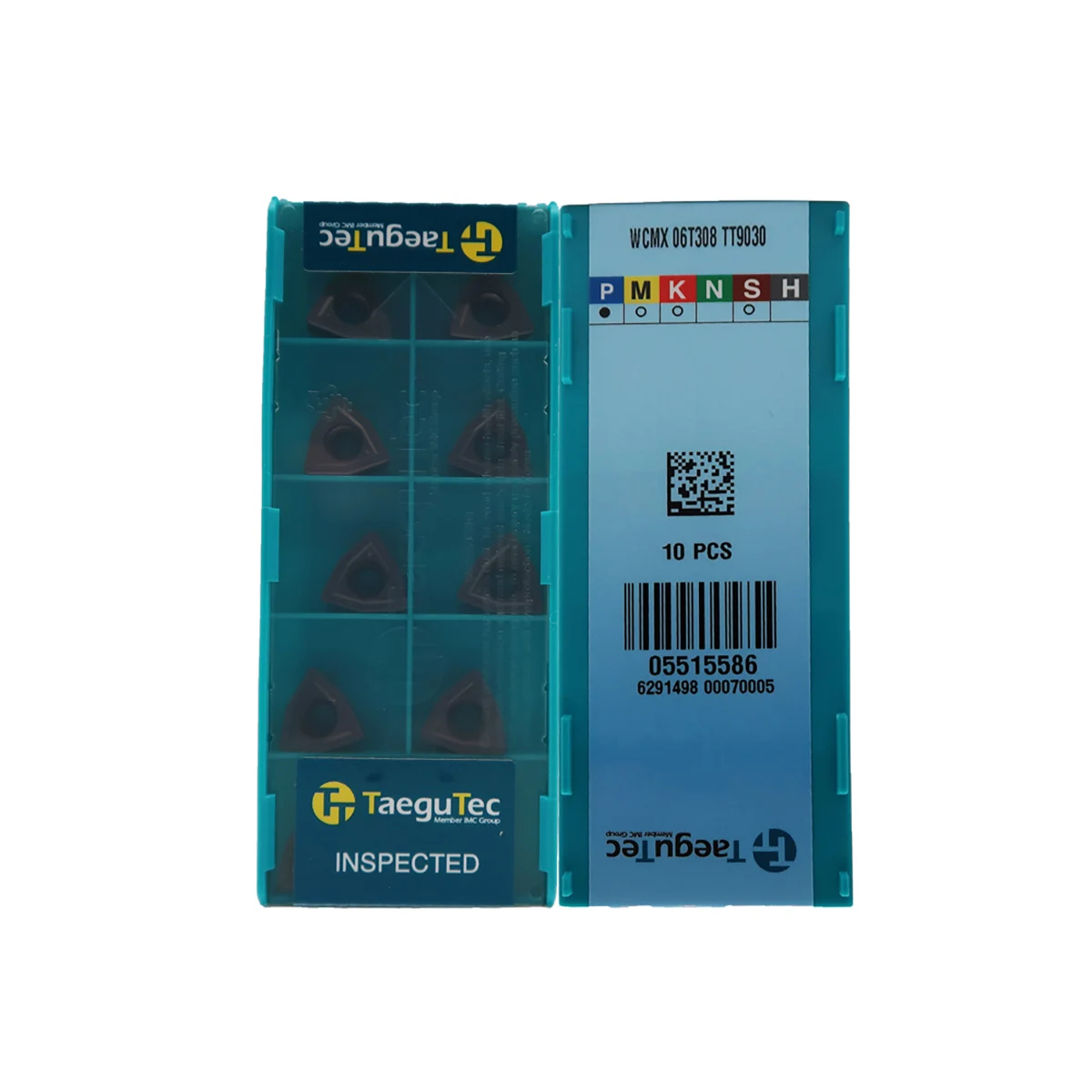 

TaeguTec 100% Original WCMX WCMX080412 WCMX06T308 WCMX050308 TT9030 General Purpose Grade for King Drill Indexable U Drill