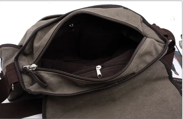 Canvas Bag Men Bag Sling Bag Messenger Bag Shoulder Messenger Bag Mens Cross Body Bag 2021 New Leisure Bag Student Bag Casual