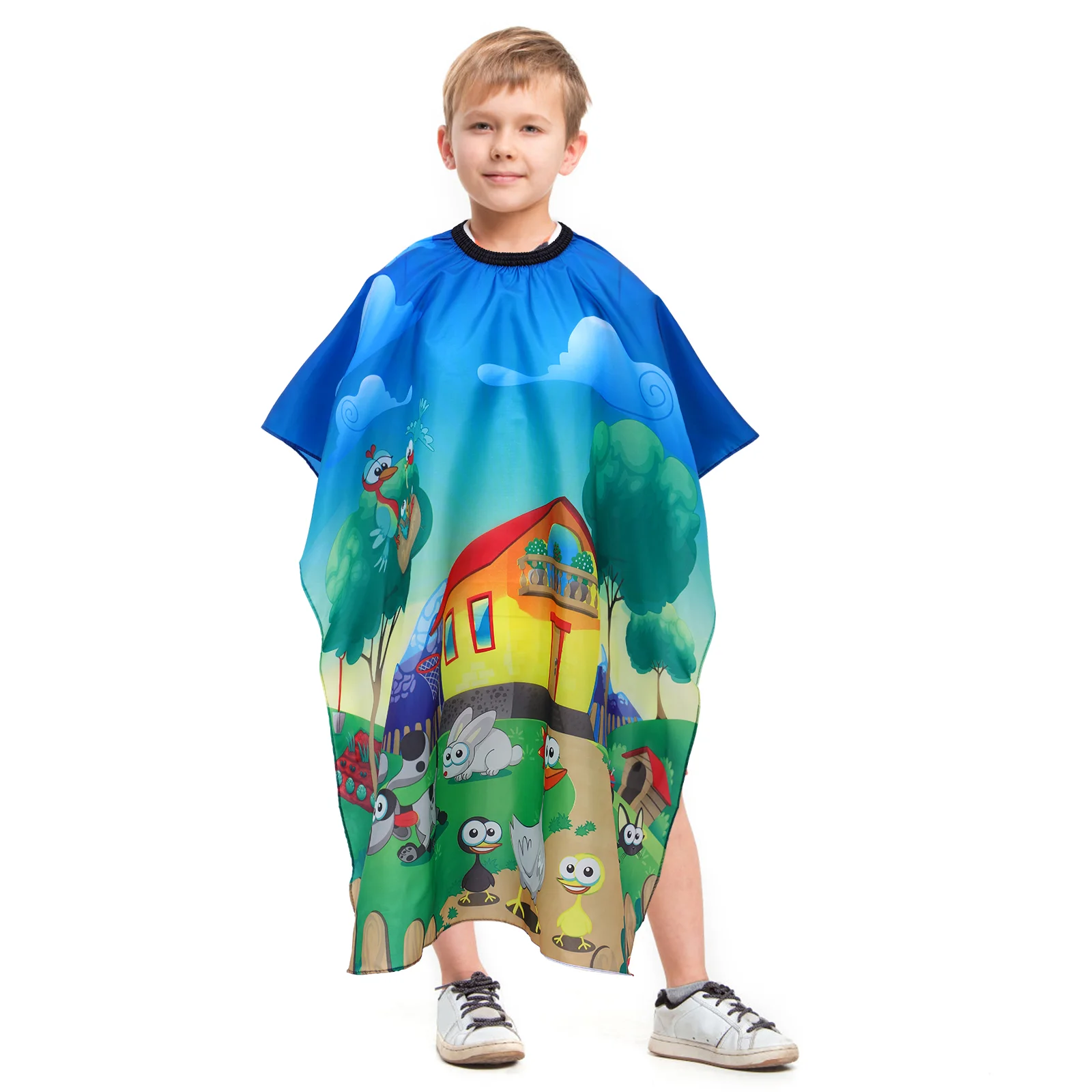

Haircut Salon Cape Hair Dye Cape Professional Salon Cape Aprons Adults Barber Apron Cut Out Children Haircut Apron