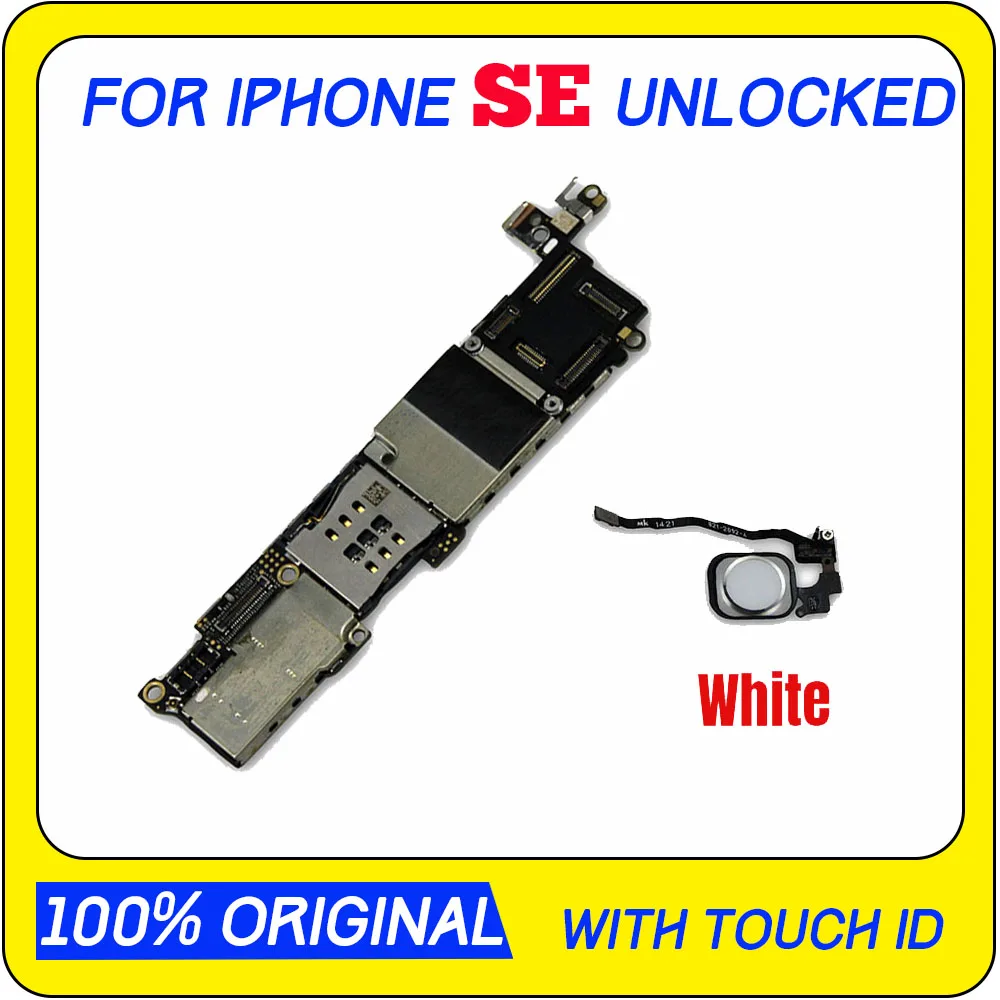Оригинальная материнская плата для iphone SE 16 ГБ 32 64 Гб чистая iCloud разблокированная