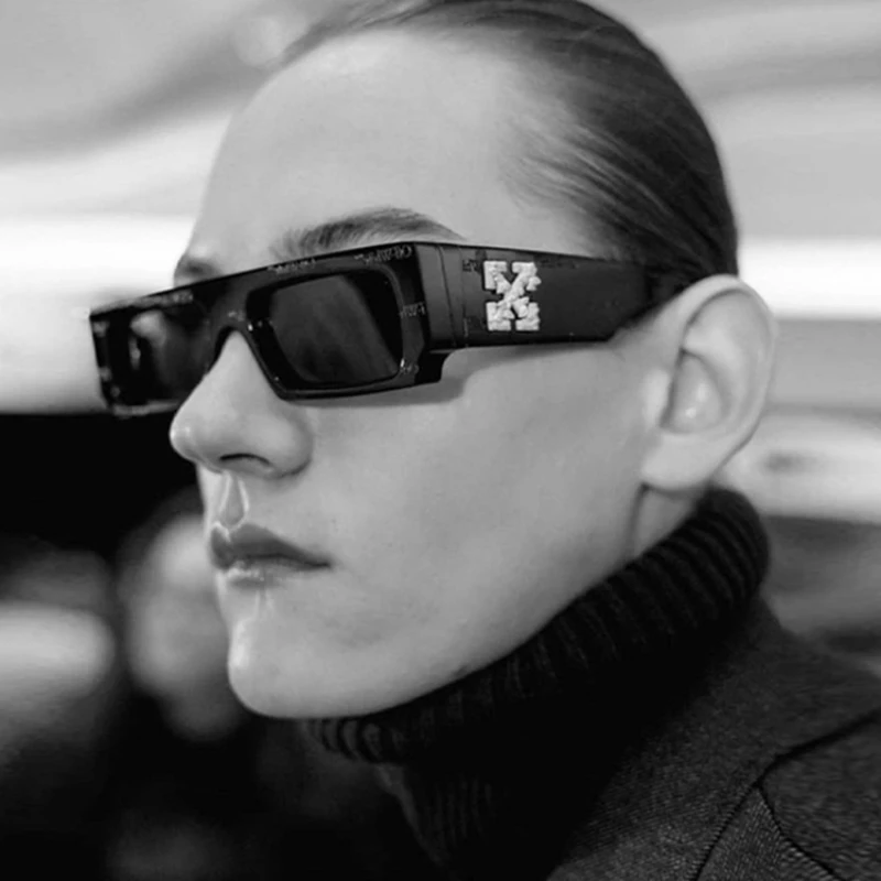 

Y2K Sunglasses For Women Laser Eyeglasses UV400 Eyewear Sun Glasses Frame Concave Funny Punk Leopard Print Sunglasses Woman