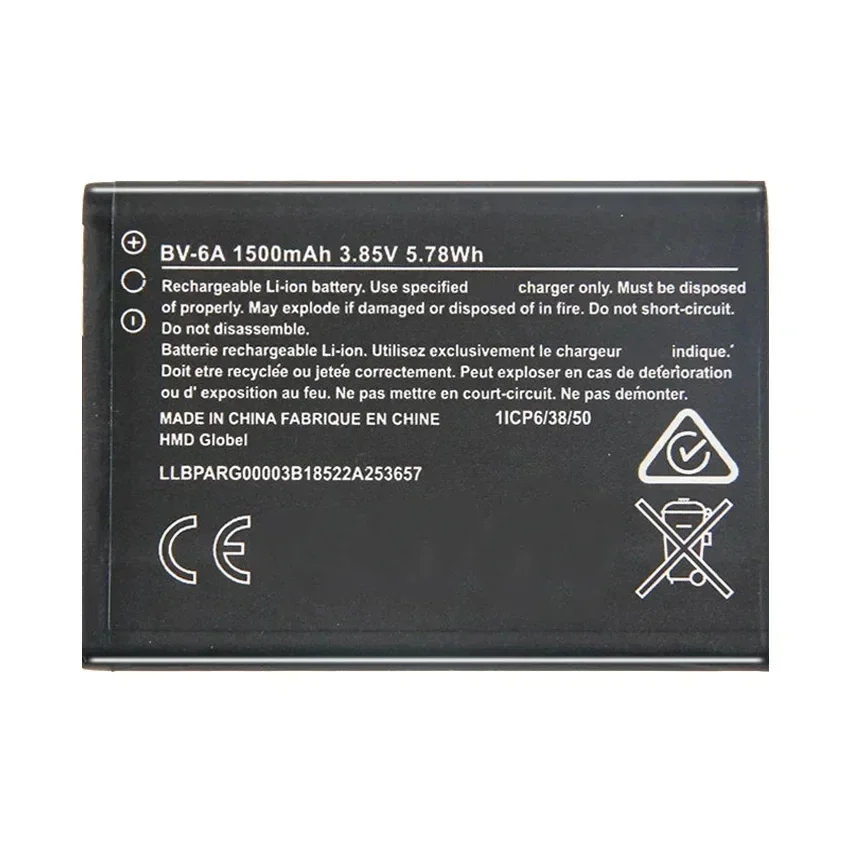 1500 мАч BV 6A BV6A BV-6A аккумулятор для Nokia Banana 2060 3060 5250 C5-03 8110 4G аккумуляторы гарантия