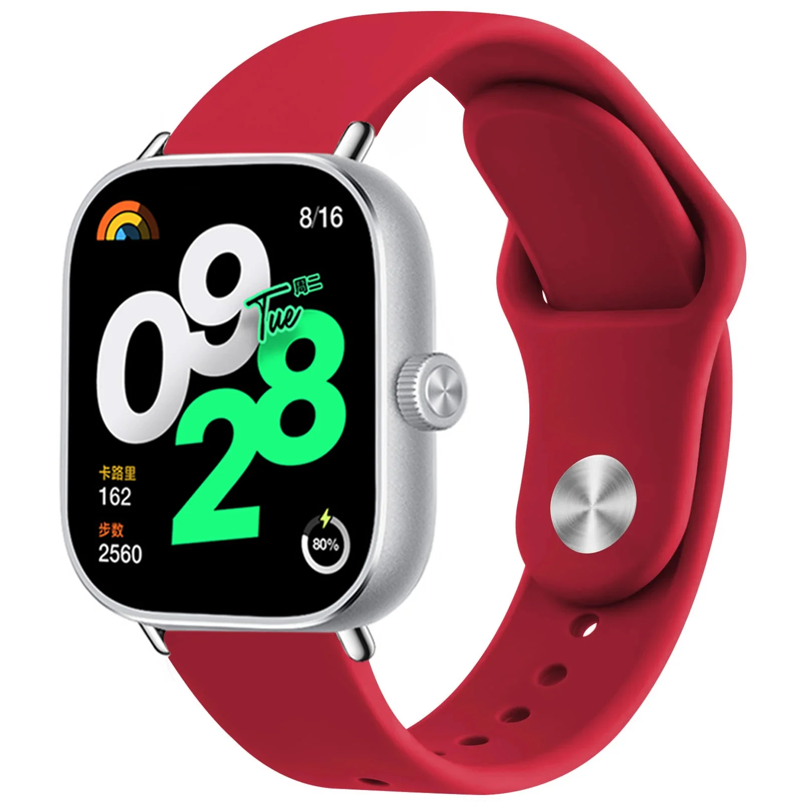 Ремешок силиконовый для xiaomi Redmi Watch 4 сменный спортивный браслет Miband 8 pro