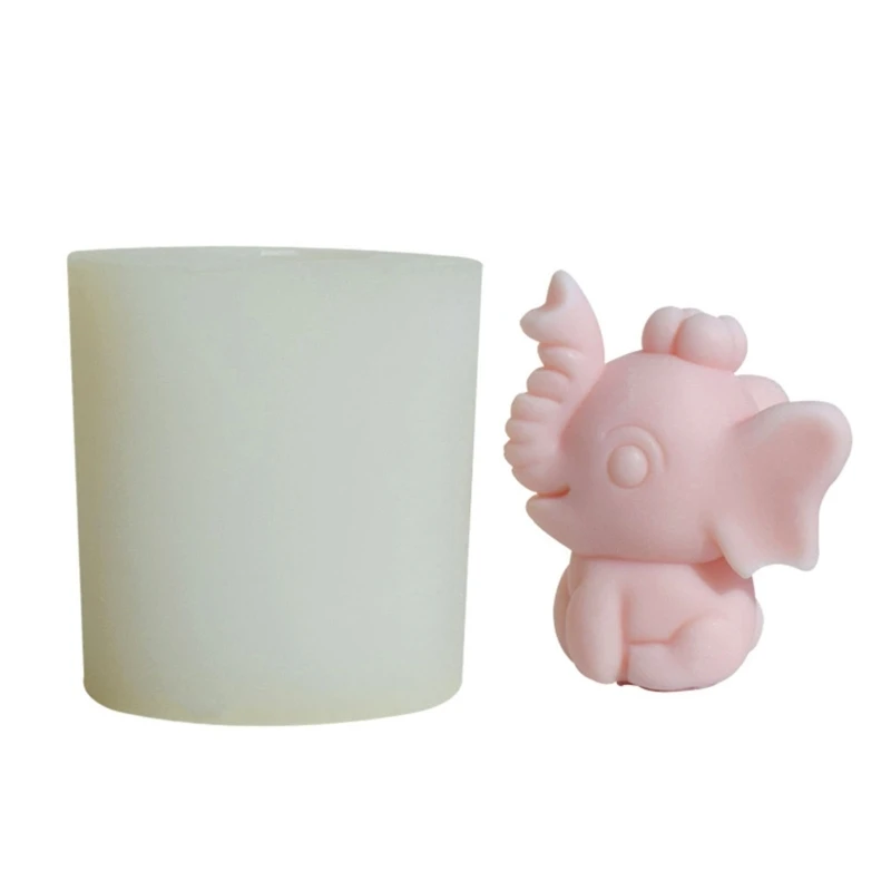 

Durable Cartoon Animal Scented Candle Resin Mold Gypsum Ornaments Mold DIY Drop shipping