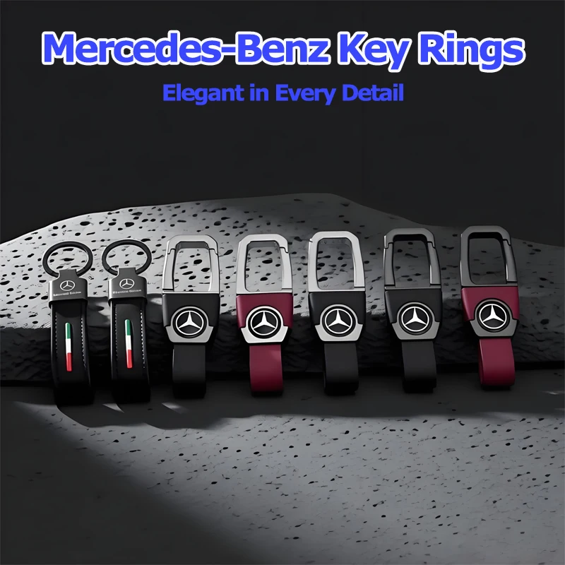 Фото Брелок-подвеска для ключей автомобиля Mercedes-Benz AMG W176 W215 W220 C200 C260 GLA GLC W203 W204 W168 A45, модные деловые цепочки для ключей №1