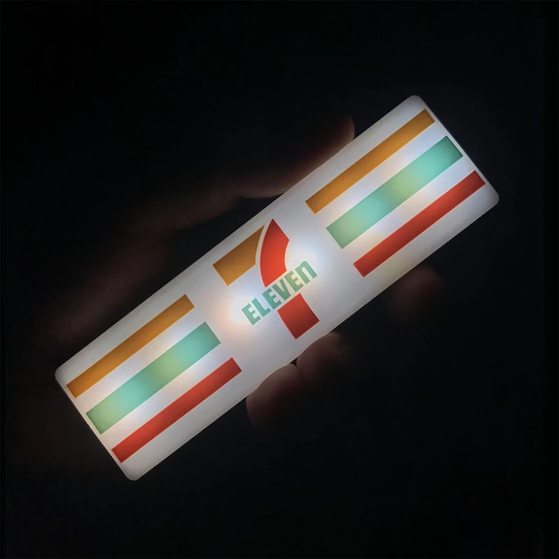 

Магнитная семейная наклейка Mart Hand Touch, светодиодная наклейка на холодильник, круглосуточный магазин, светящиеся USB-наклейки на холодильник, украшение дома