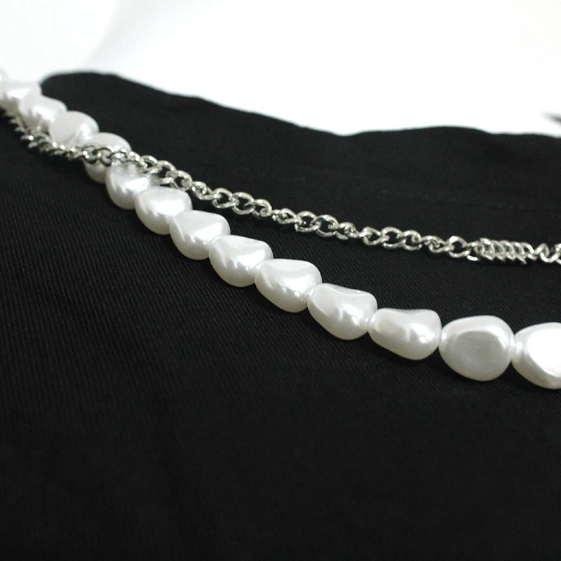 Корейская Dongmen весна/лето 2023 новая однотонная футболка с круглым вырезом и