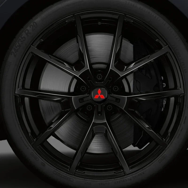 Для Mitsubishi 4 шт. 56 мм наклейки на центральную крышку ступицы колеса автомобиля