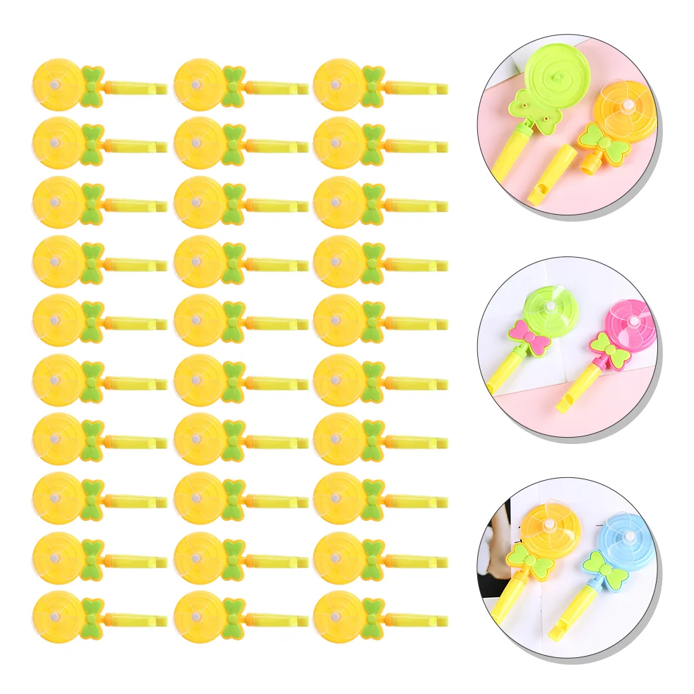 

30Pcs Kids Lollipop Shaped Whistle Cartoon Whistle Mini Whistle for Kids Girls