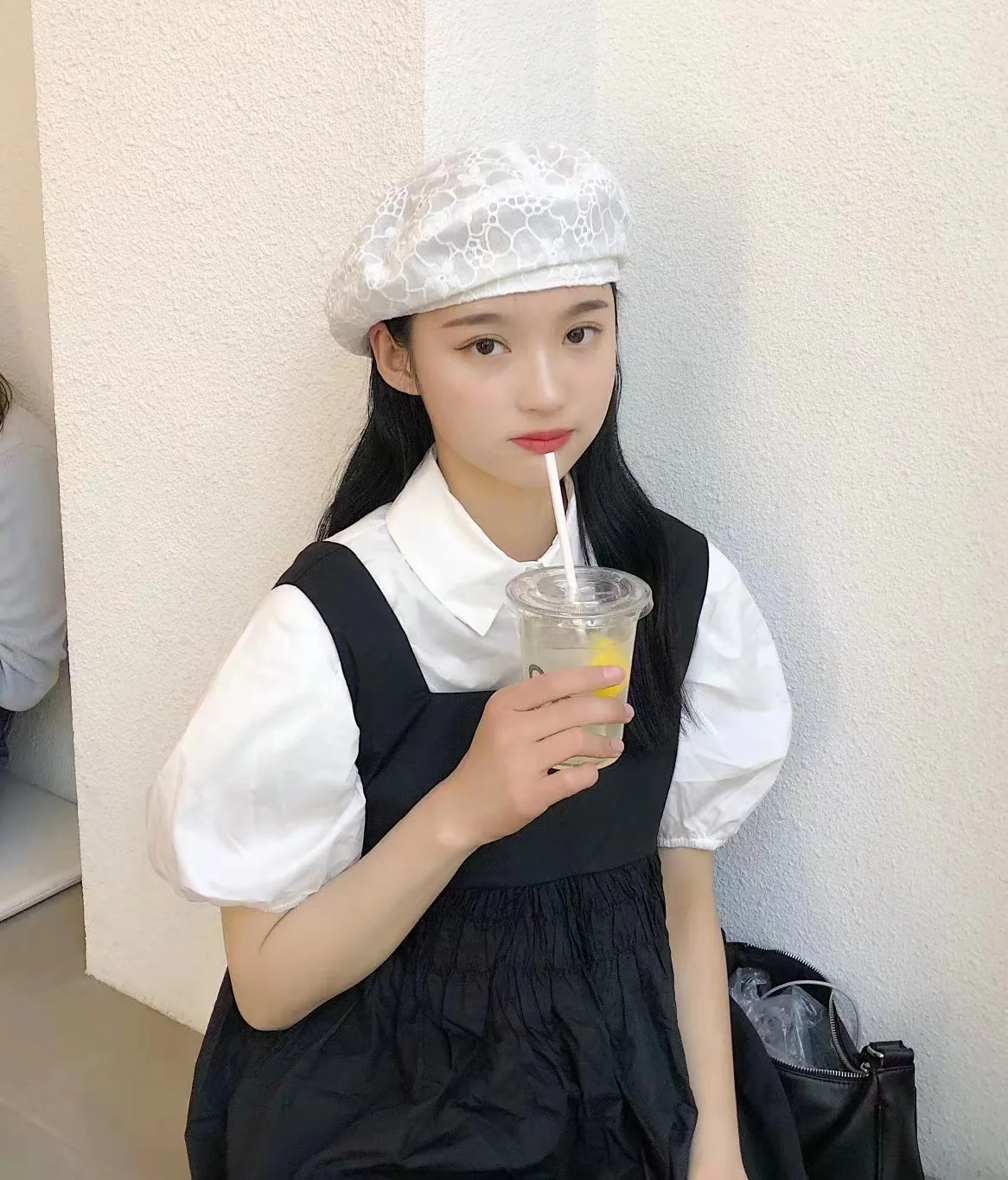 

Корейский шикарный кружевной берет, детская японская весенне-летняя модная дышащая шляпа газетчика, универсальные уличные шапки художника