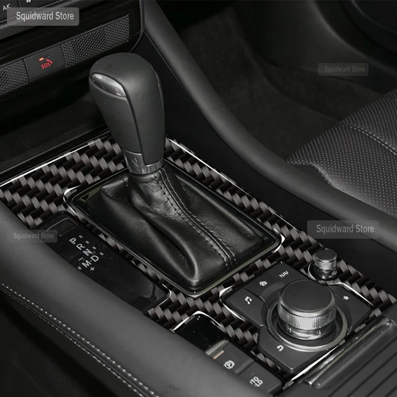 

Carbon Fiber Interior Console Gearbox Car Panel Film Decoration Central Control CD Panel For Mazda 6 New Atenza 2020 Accessories