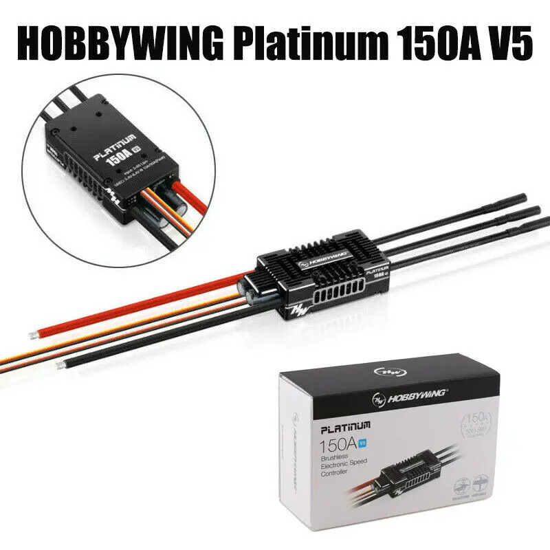 Hobbywing Platinum V5 80A 120A 150A 3-8S бесщеточный ESC электрический регулятор скорости