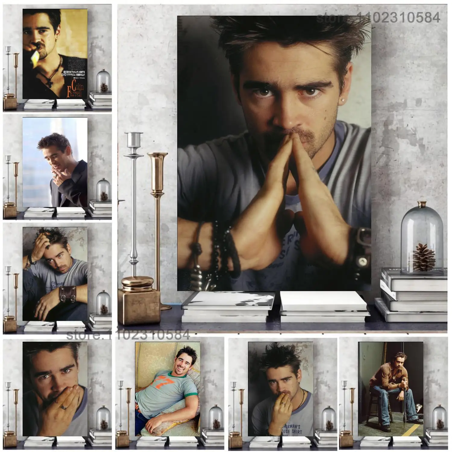 

colin farrell poster Wall Art Canvas Posters Decoration Art Poster Personalized Gift Modern Family bedroom Painting