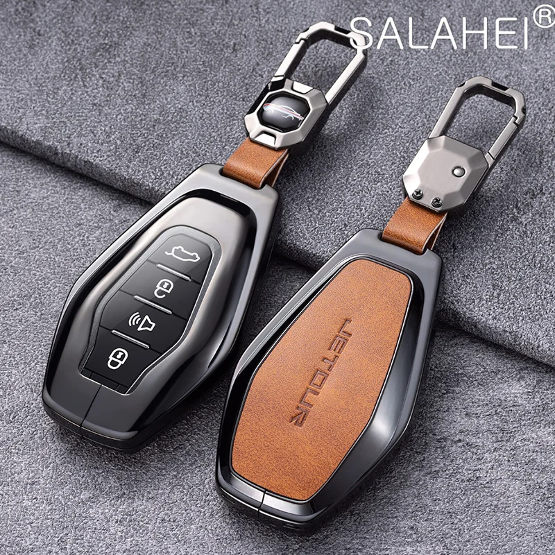 

Zinc Alloy Car Remote Key Fob Case Cover Bag For Chery JETOUR X70 X70plus X70m X90plus X95pro Protect Shell Keychain Accessories