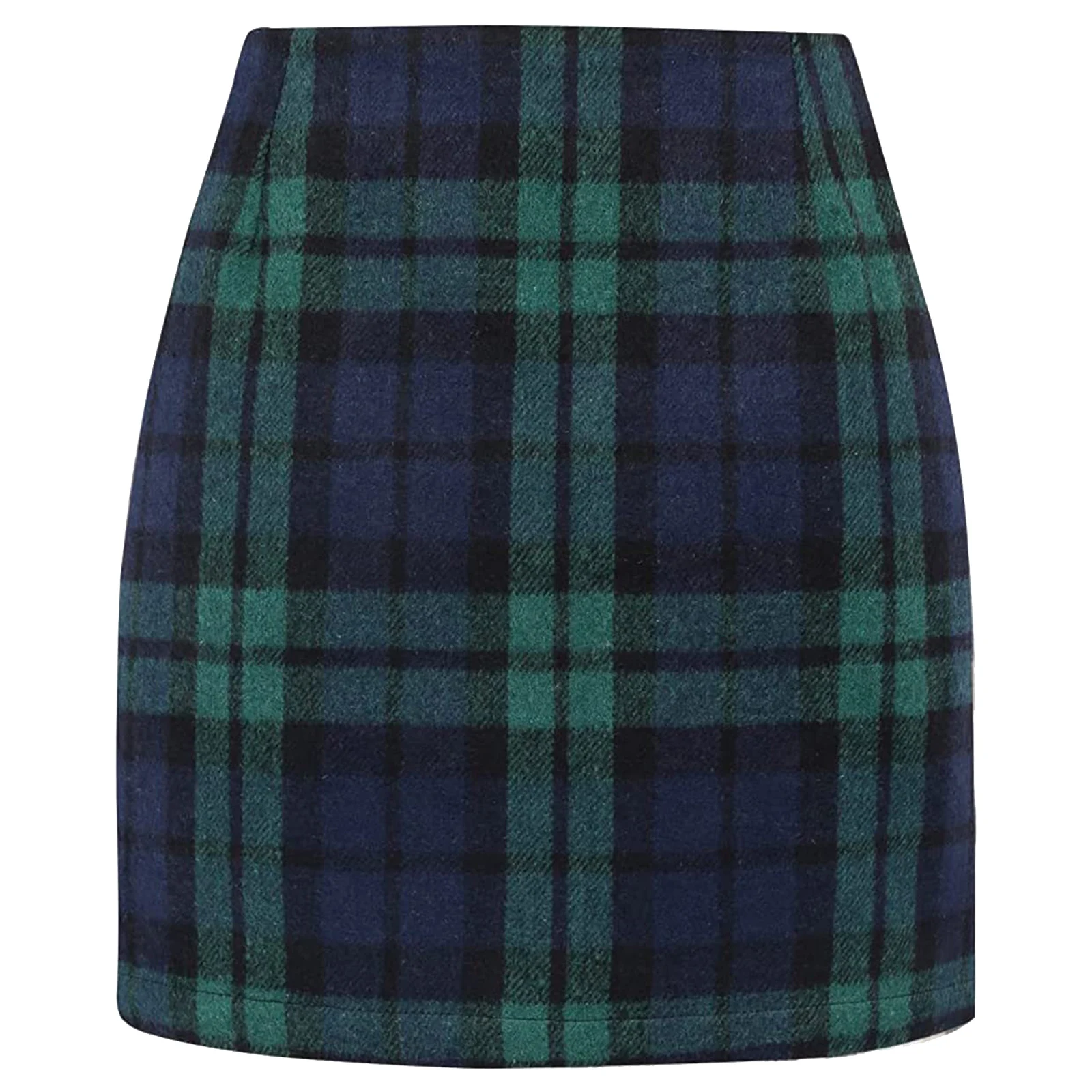 

Юбка-карандаш Женская клетчатая, милая Классическая Милая Дамская мини-юбка с боковой молнией, универсальная короткая с завышенной талией, Y2k, весна-лето