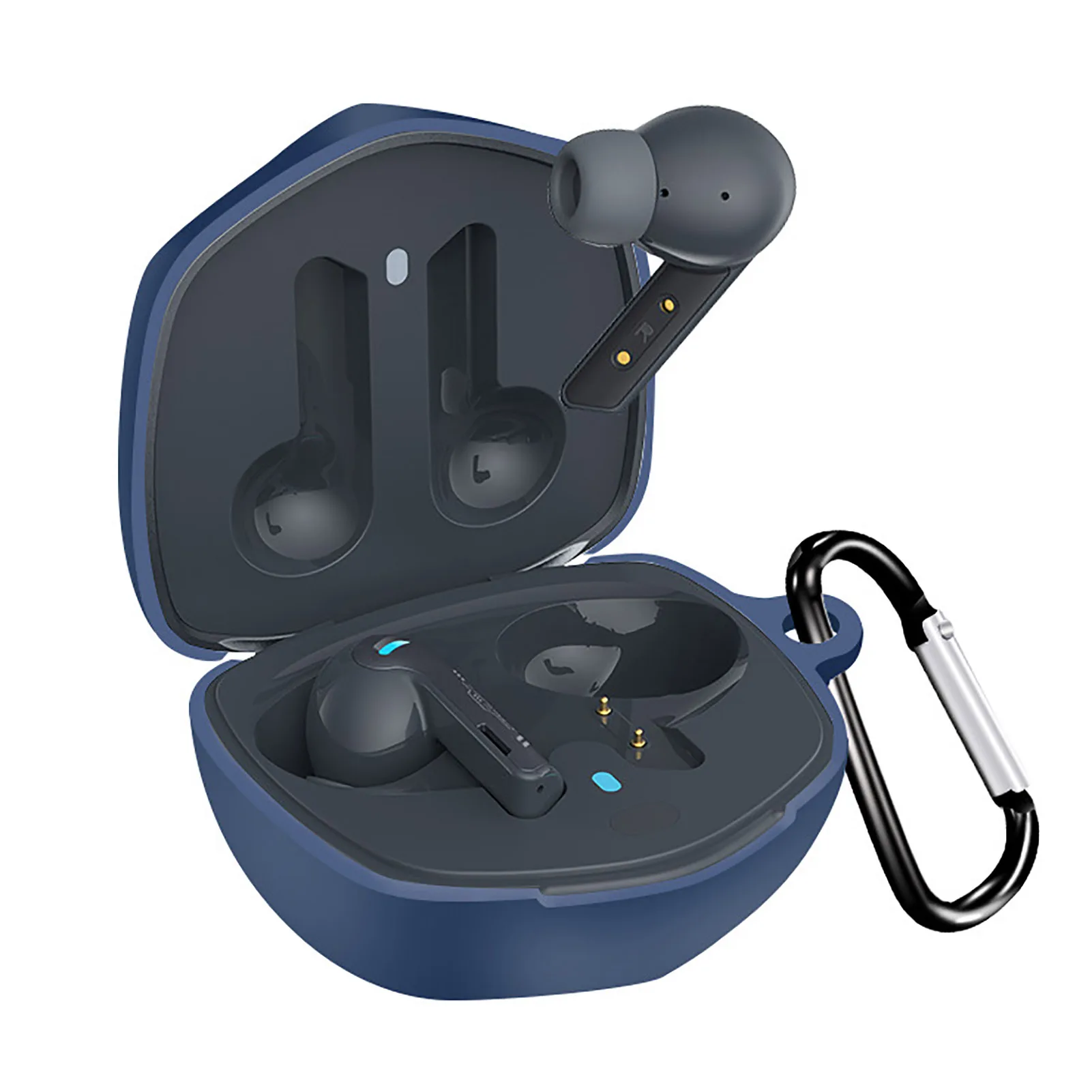 

Чехол для наушников, защитный чехол, мягкий силиконовый чехол, чехол для зарядного отсека, сумка для хранения, защитный чехол для QCY G1