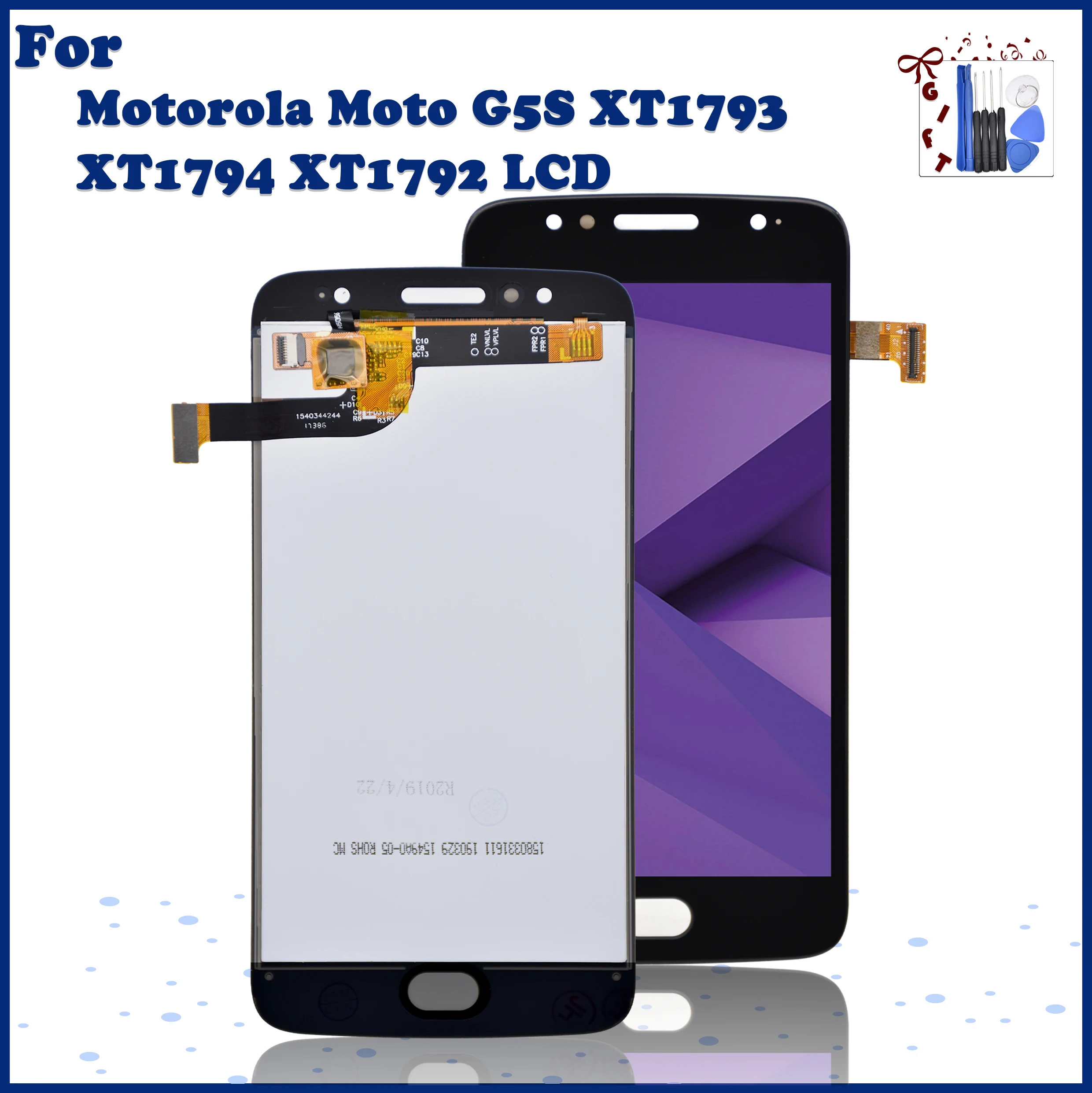 Original 5.2&quotFor Motorola MOTO G5S LCD Display Touch Screen Digitizer Assemble For Moto XT1793 XT1794 XT1792 Replacement