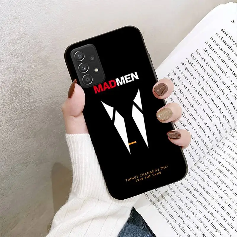 Чехол для телефона MAD MEN TV Samsung Galaxy S10 S20 S21 Note10 20Plus Ultra Shell |