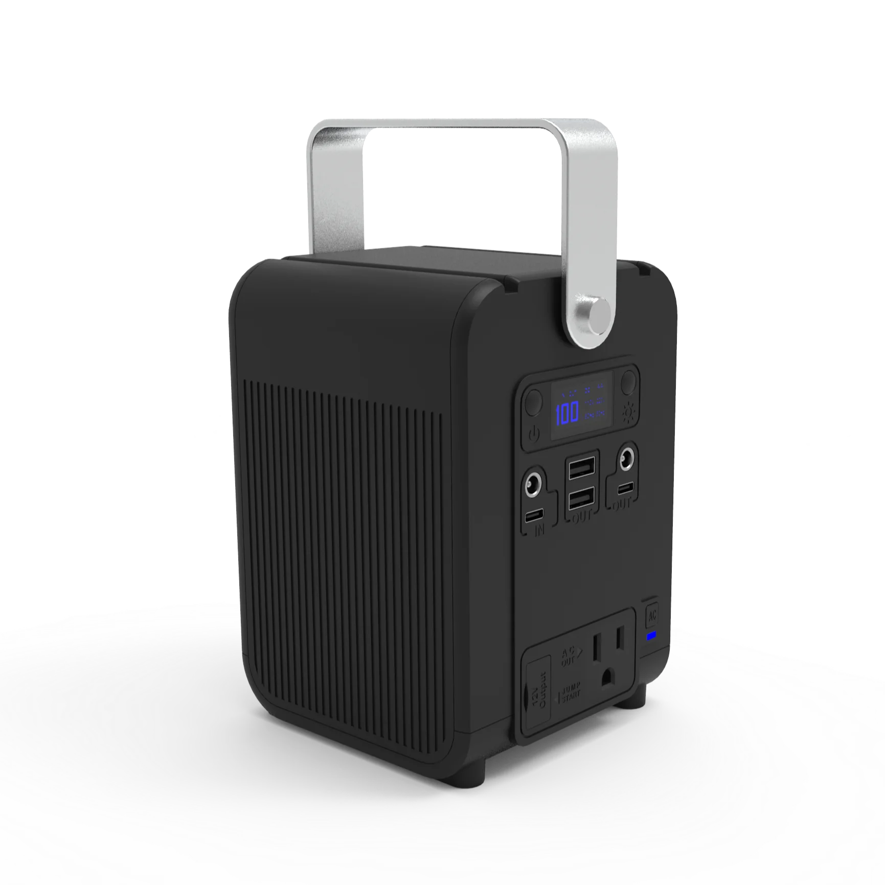 

Wireless charging Solar Portable Energy Storage Power Bank portable energy station 110v 200v 100w with led light