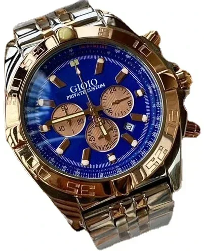 Роскошные мужские кварцевые часы с хронографом из парусиновой кожи Super Avenger