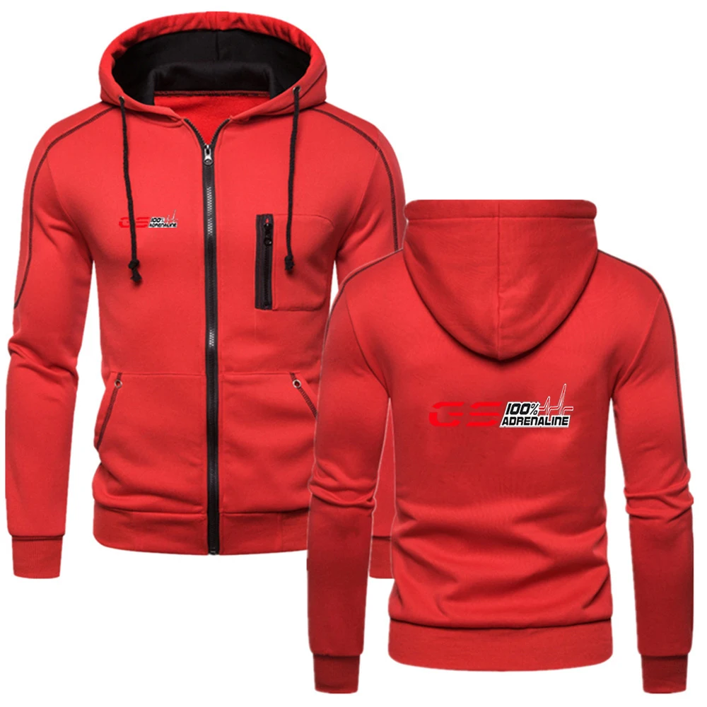 

2023 Spring Autumn GS Adrenaline Motorrad Biker Fan Logo Printed Solid Color Hooded Sweatshirts Men's Simplicity Popular Hoodies