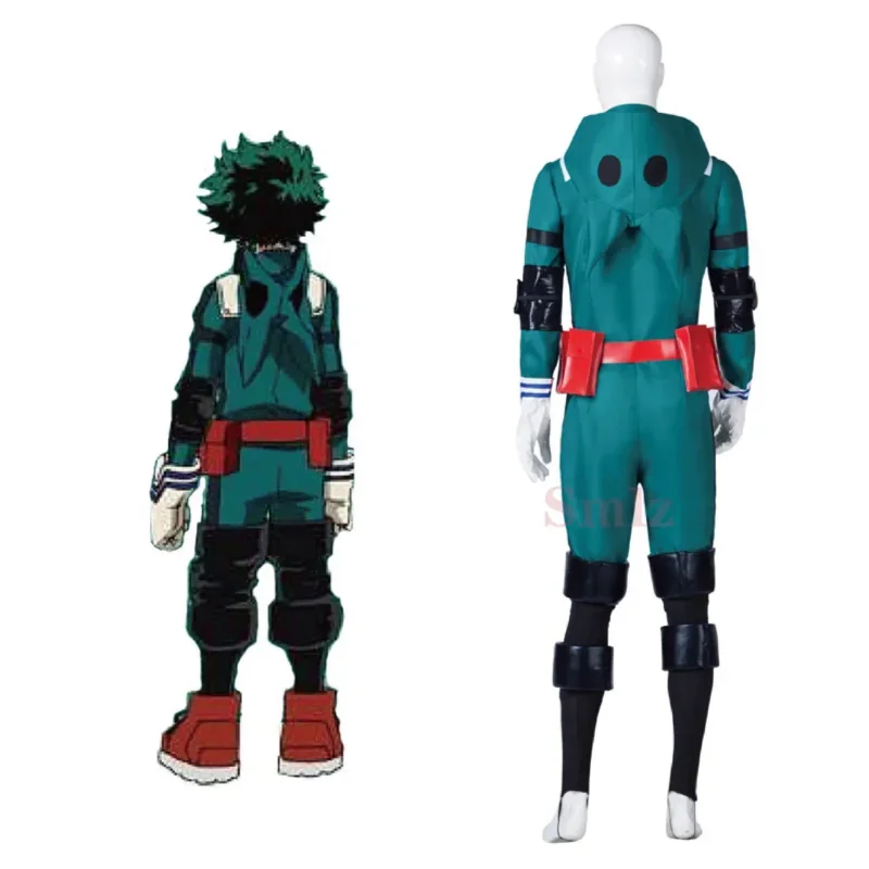 Coslan аниме My Hero Academia косплей Midoriya Izuku Deku Battle костюм унисекс комплект костюмов