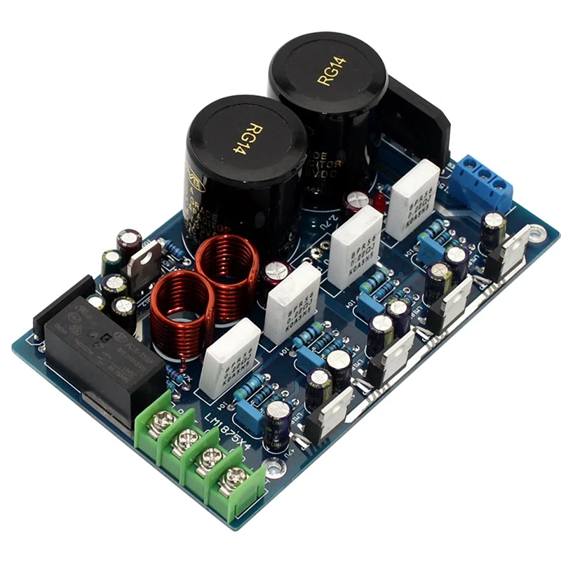

Плата усилителя мощности LM1875 20 Гц-20 кГц параллельная 2,0 50 Вт + 50 Вт усилитель звука для самостоятельной сборки