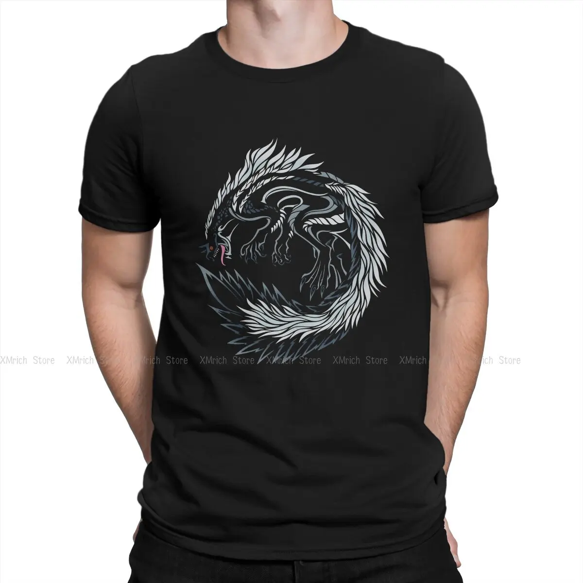 

Men Tobi Kadachi World T Shirts Monster Hunter Game Cotton Tops Vintage Short Sleeve Round Neck Tee Shirt Summer T-Shirt