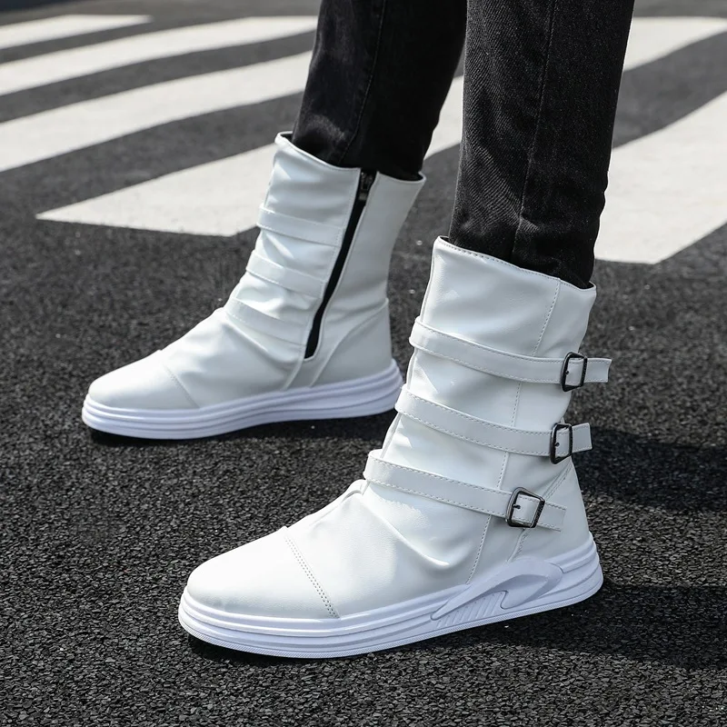 Мужские ботинки Модные для верховой езды мужские британские высокие туфли