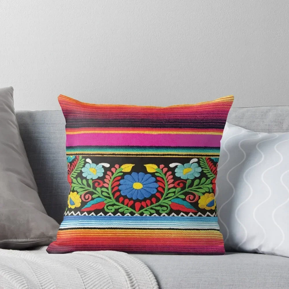 Цветы и ярко-розовые подушки Serape чехол для дивана диванные декоративные