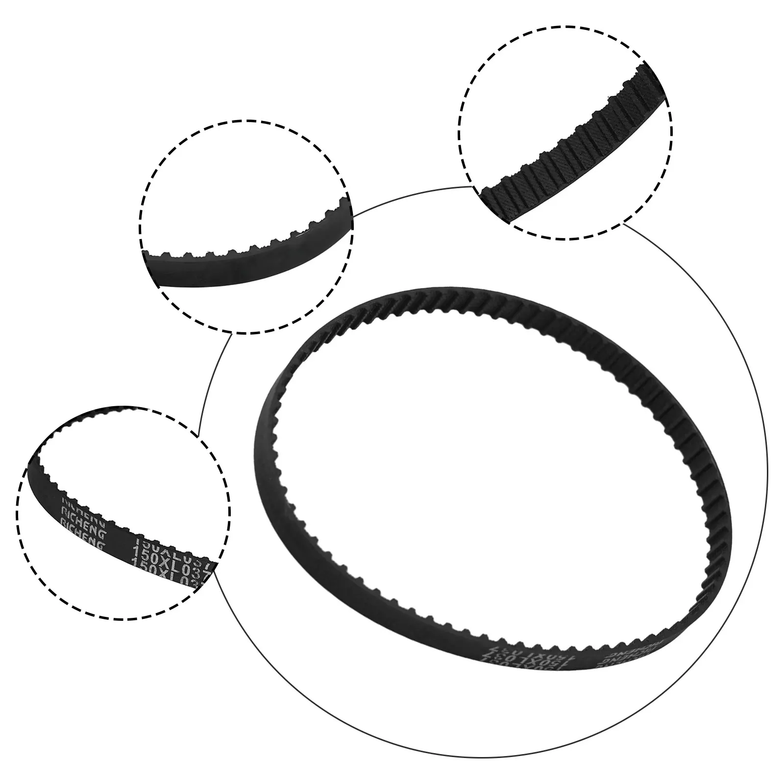 Новый Ремень ГРМ запасная часть 148XL037 150XL037 152XL037 74-76Teeth высота 9 2 мм черный