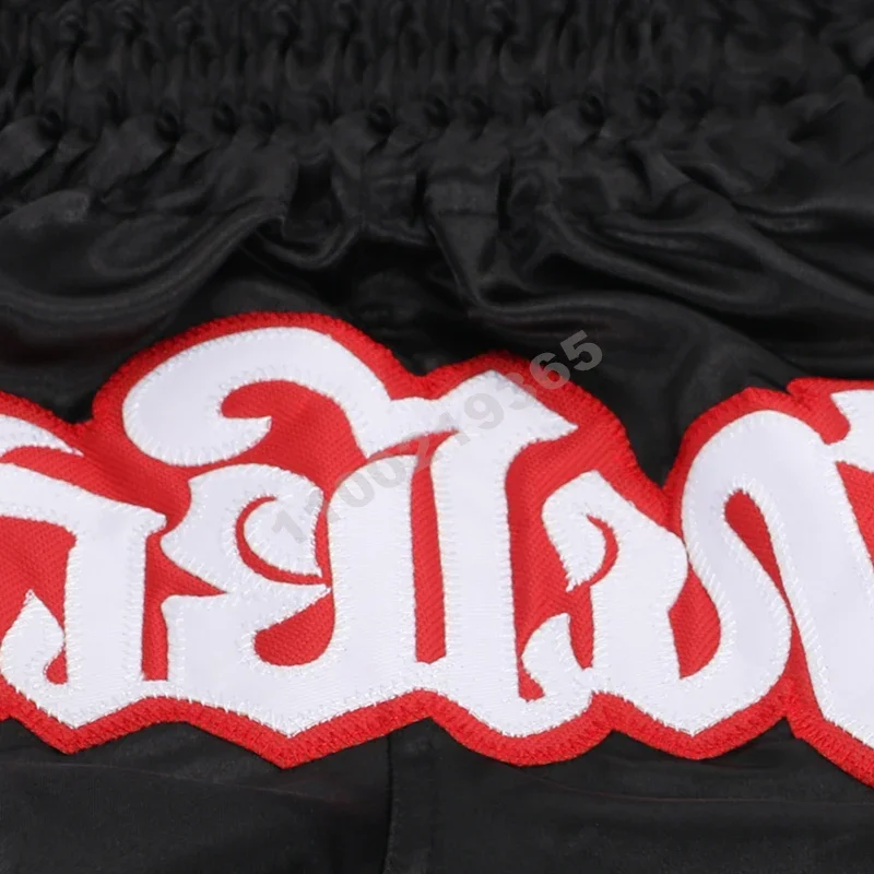 Шорты для тайского бокса мужчин и женщин детские боксерские шорты с вышивкой