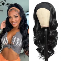 headband wigs highlight long body wave wigs for black women with headband glueless wig natural wavy wigs heat resistant cosplay