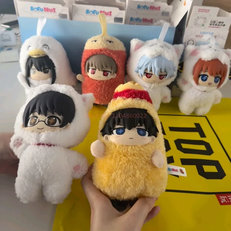 Коллекционная виниловая фигурка Gintoki Sakata из серии Blind Box от Bandai Namco SofuNui Gintama: оригинальная милая загадочная коробка-сюрприз, подарок-сюрприз (art.: 3920d975fbb44) - 3920d975fbb44