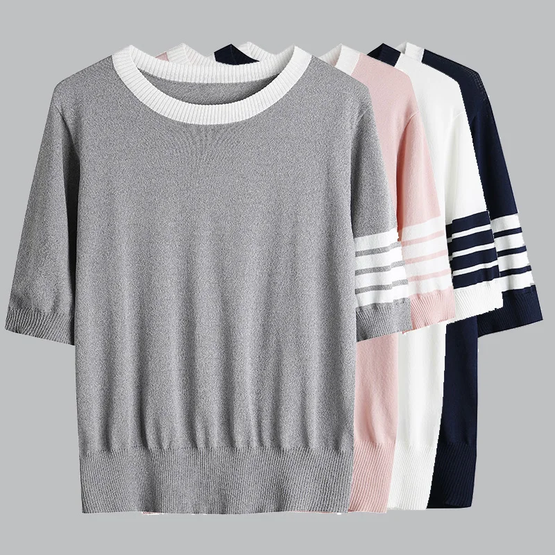 

Y2k Clothes Korea Fashion Tops T Shirts Graphic 2023 Summer Womens Cothing Kawaii Clothes For Womens Short Sleeves Knit Harajuku