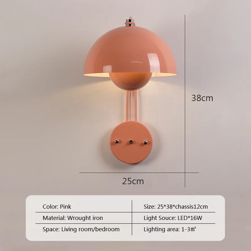 

LED настенный светильник Juntujw цветок