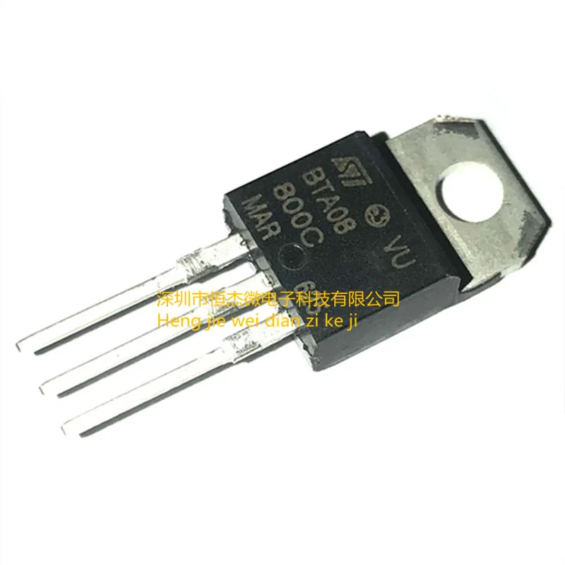 

10pcs/lot new original BTA08-800C TO-220 8A 800V triac transistor