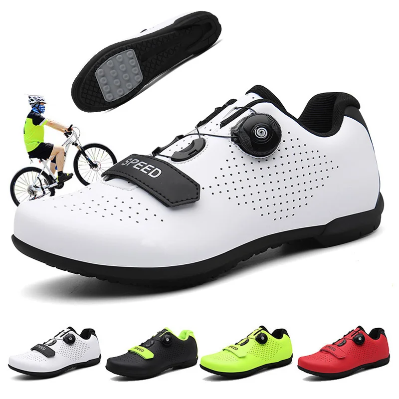 2022 Cycling Shoes Mtb Flat Pedal Bicyle Shoes Men Rubber Non-slip Mountain Bike Footwear Racing Cleatless Speed Cycling Sneaker