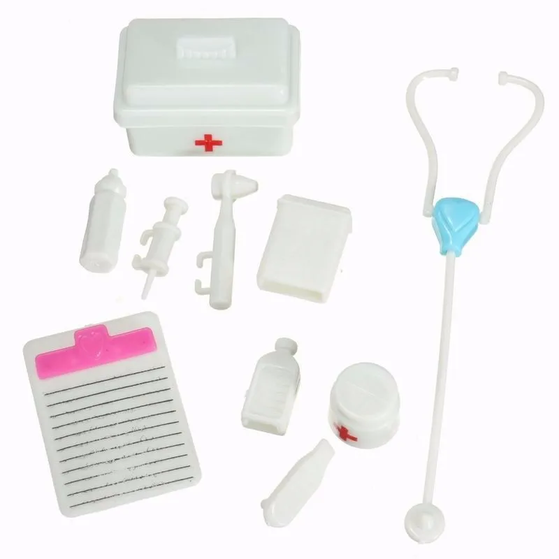 Фото Женская пластиковая мини-коробка для имитации лекарств милая докторская игрушка