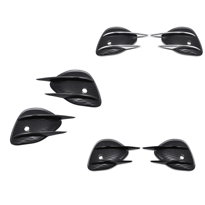 1 пара переднего бампера воздушный нож накладка на противотуманную фару для Mercedes