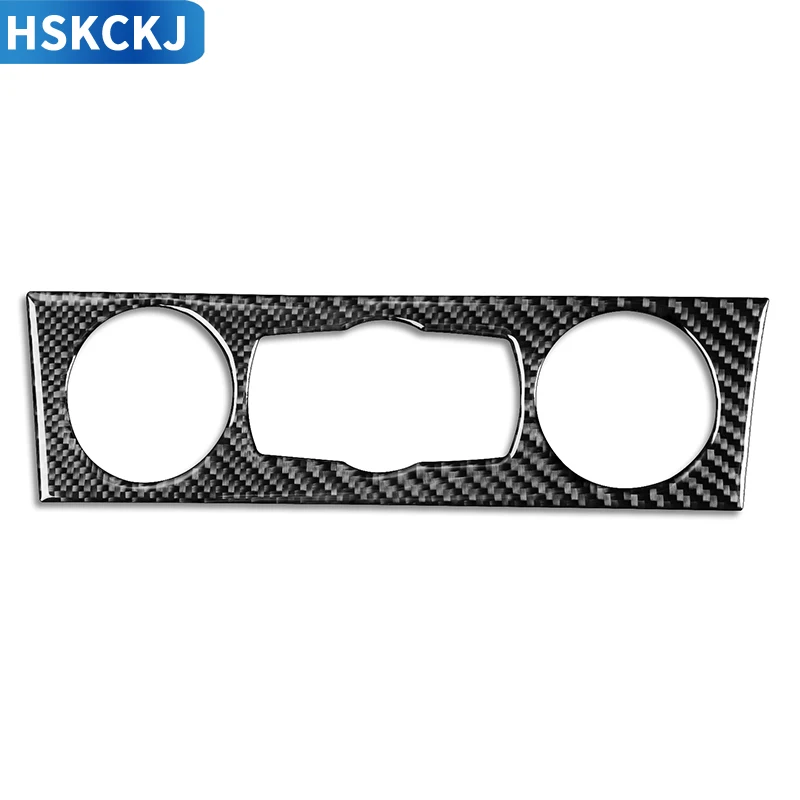 

Real Carbon Fiber Car Accessories Interior A/C AC Dashboard Air Condition Knob Adjust Switch Panel For BMW X1 E84 2013 2014 2015