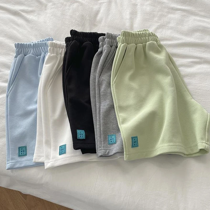 

Шорты женские с принтом и высокой талией, из 2022 хлопка