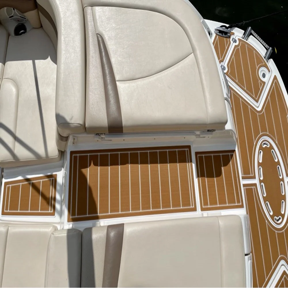 2008 Chaparral 236 SSI Swim Platform Pad Boat EVA Foam Teak Deck Floor Mat SeaDek MarineMat Gatorstep Style Самоклеящийся