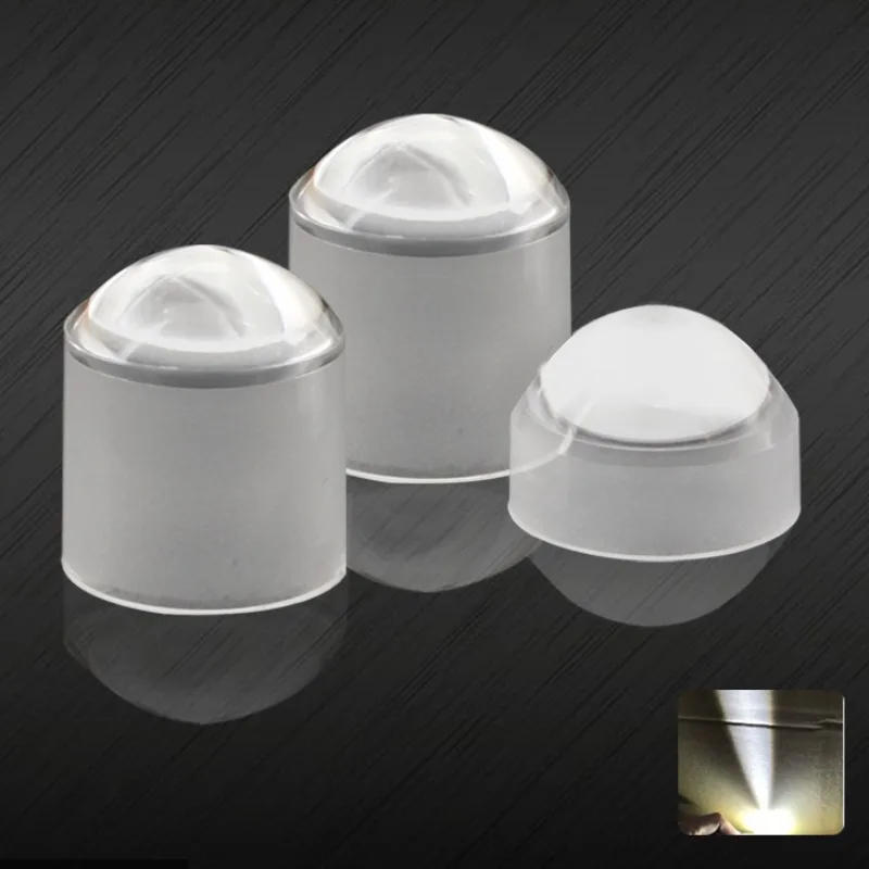 Фото 10 шт. 1W 3W 5W 3-градусные фокусирующие линзы для LED-модулей 3535 XPE XPG2 XHP50 XML5050 CREE, оптические линзы для точечных фонарей Semiled №1