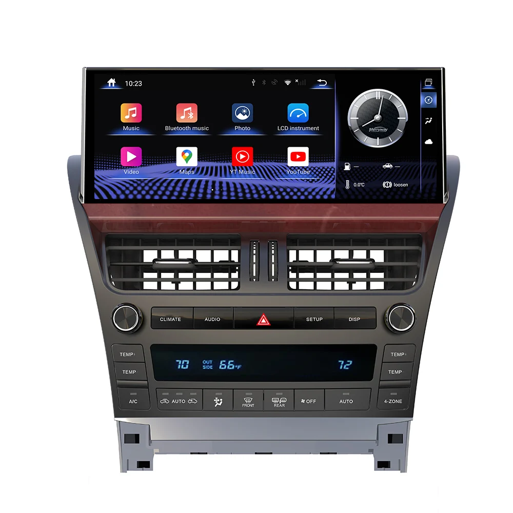 

128G Car Radio Android 12 For Lexus LS460 LS600 2006-2012 Tesla Style GPS Navi Multimedia Player Auto Stereo Head Unit Carplay