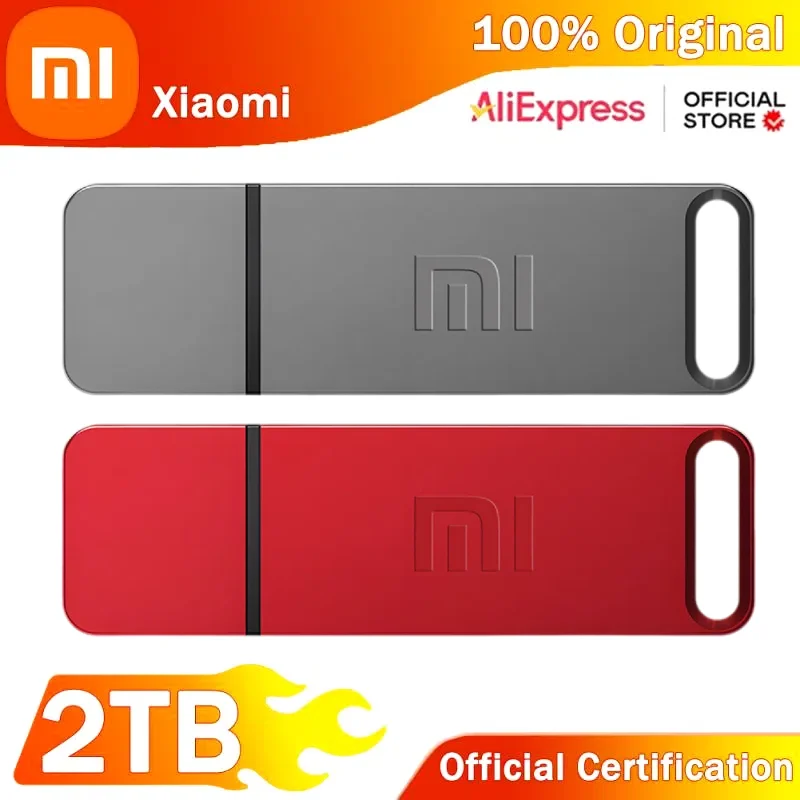 USB-накопитель Xiaomi высокоскоростной флэш-накопитель 2 ТБ 1 USB 3. 0 портативная Memory Stick